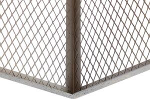 Industriell taklampa antik silver - Cage Robusto