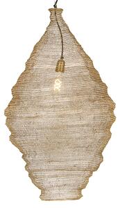 Orientalisk hänglampa guld 90 cm - Nidum
