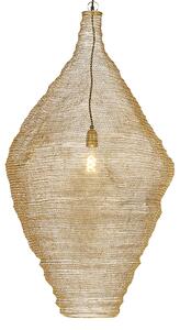 Orientalisk hänglampa guld 60 cm - Nidum L