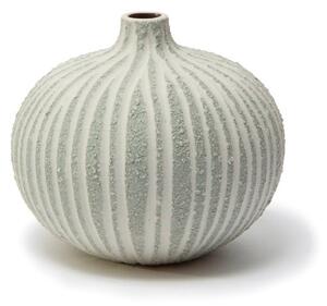 Bari Medium vas, Stone Stripe Light Grey Rough