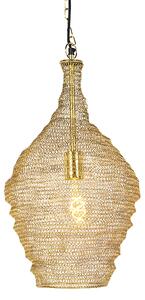 Orientalisk hängande lampa guld 30 cm - Nidum