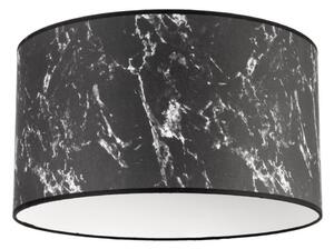 Duolla - Taklampa MARBLE 1xE27/40W/230V diameter 45 cm svart/vit