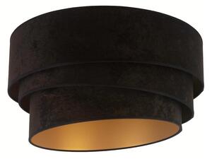 Duolla - Taklampa DEVON 1xE27/40W/230V diameter 45 cm svart/guld