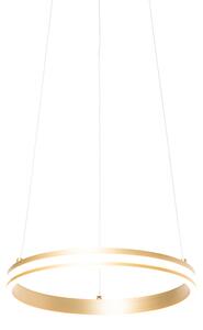 Design hänglampa mässing inkl LED 3-stegs dimbar - Navara
