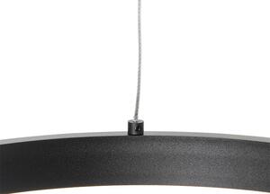 Design hänglampa svart inkl LED 3-stegs dimbar - Navara