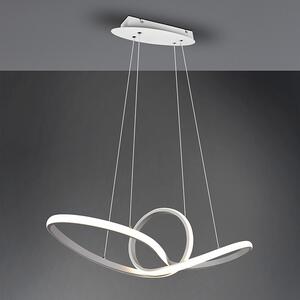 Design hänglampa vit inkl LED 3-stegs dimbar - Levi