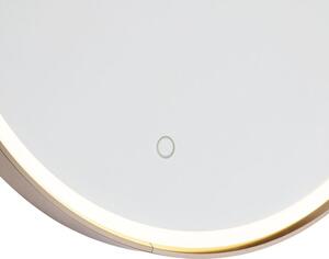 Badrumsspegel koppar 50 cm inkl. LED med touchdimmer - Miral