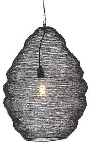 Orientalisk hänglampa svart 45 cm - Nidum