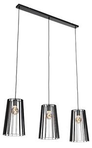Modern hängande lampa svart 3-ljus - Wieza