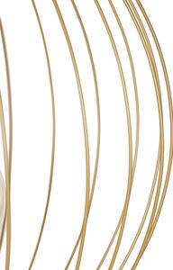 Design hänglampa guld 60 cm - Wire Dos