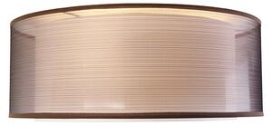 Modern taklampa brun med vit 50 cm 3-ljus - Drum Duo