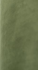 Velour lampskärm grön 40/40/40 med gyllene inredning