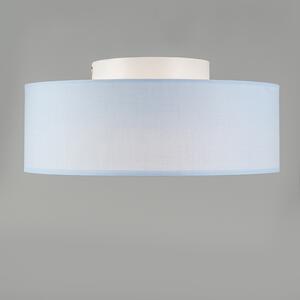 Taklampa blå 30 cm inkl LED - Drum LED