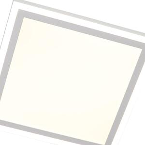 Modern taklampa vit inkl LED med fjärrkontroll - Maaike