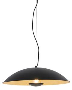 Vintage hängande lampa svart med guld 60 cm - Emilienne Novo