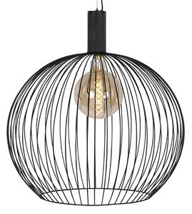 Design hängande lampa rund svart 70 cm - Wire Dos