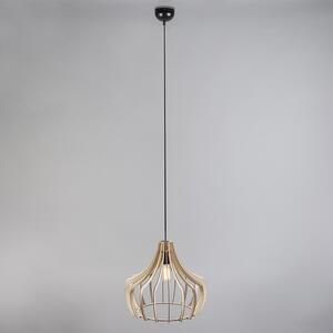 Design hängande lampa trä - Twan