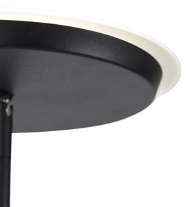 Modern golvlampa svart inkl. LED och dimmer - Bumu