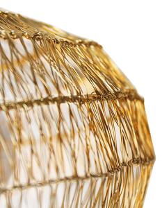 Orientalisk hänglampa guld långsträckt 3-ljus - Vadi