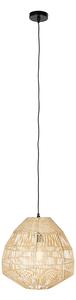 Lantlig hänglampa bambu 41 cm - Bishop
