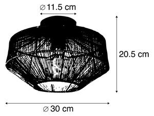 Modern taklampa mässing 30 cm - Bolti