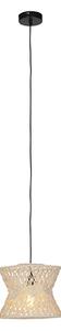 Orientalisk hänglampa grå 30 cm - Leonard