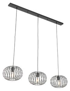 Design hängande lampa svart 3 -ljus - Johanna