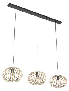 Design hängande lampa mässing 3 -ljus - Johanna