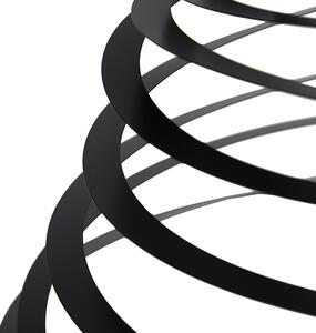 Stål lampskärm svart 50 cm - Spiral