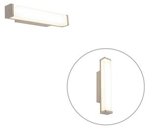 Vägglampa för badrum stål 32 cm inkl LED IP44 - Cascada