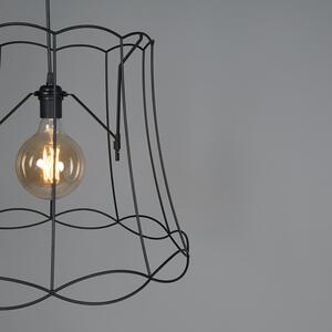 Retro hängande lampa svart 50 cm - Granny Frame