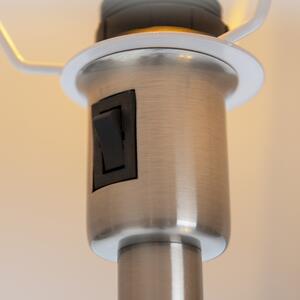 Golvlampa med flexibel arm 'Retro' Klassisk stål - Passande för LED / Inomhus