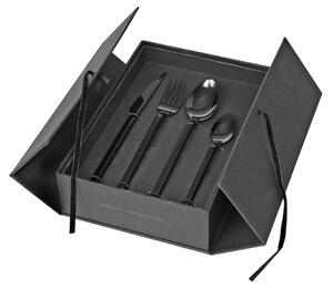 BROSTE Tvis Ss bestickset - svart titan