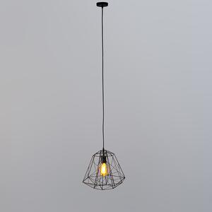 Design hängande lampa svart - ramverk