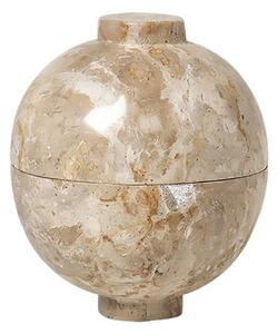 KRISTINA DAM STUDIO XL Sphere Marmor Ball Bowl - Sandfärgad Marmor