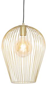 Design hängande lampa guld - Wire Ario