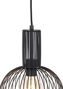 Design hängande lampa svart - Wire Whisk