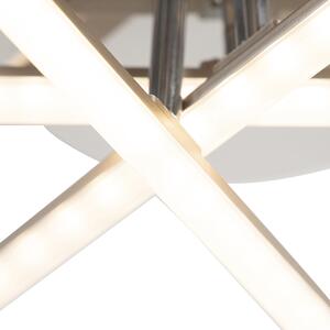 Design taklampa stål inkl. LED justerbar - Simona Sei