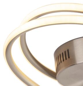 Design taklampa stål inkl LED 3 steg dimbar - Rowan