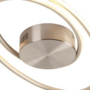 Design taklampa stål inkl LED 3 steg dimbar - Rowan