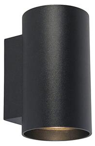 Smart design vägglampa svart inkl. WiFi GU10 - Sandy