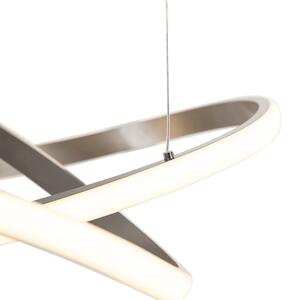 Design hängande lampa stål inkl LED 3-stegs dimbar - Ruta
