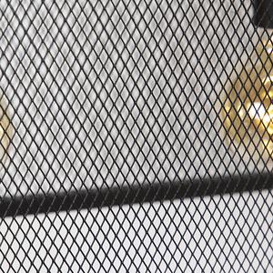 Industriell hängande lampa svart 118 cm 4-ljus - Cage Mesh