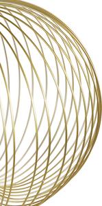 Design hängande lampa guld med svart 60 cm - Marnie