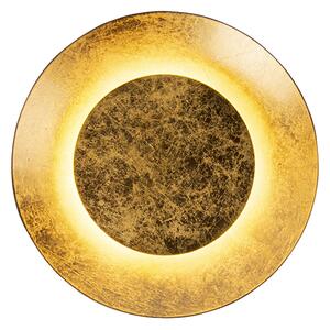 Art deco taklampa guld / mässing inkl LED - Sun
