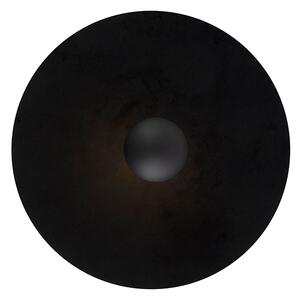 Taklampa svart platt skugga svart 45 cm - Combi
