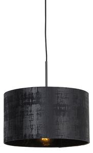 Modern hängande lampa svart med svart skärm 35 cm - Combi