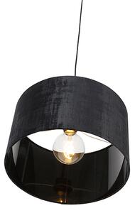 Modern hängande lampa svart med svart skärm 35 cm - Combi