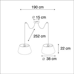 Modern hängande lampa svart - Lofty