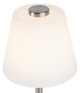 Modern Touch-Bordslampa Stål inkl. LED - Regno